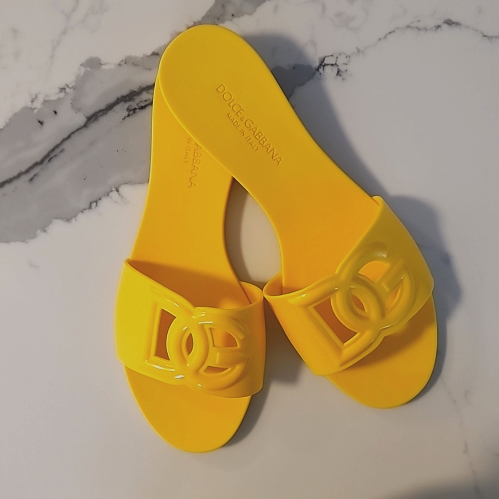 Dolce & Gabbana Bianca DG-logo slides